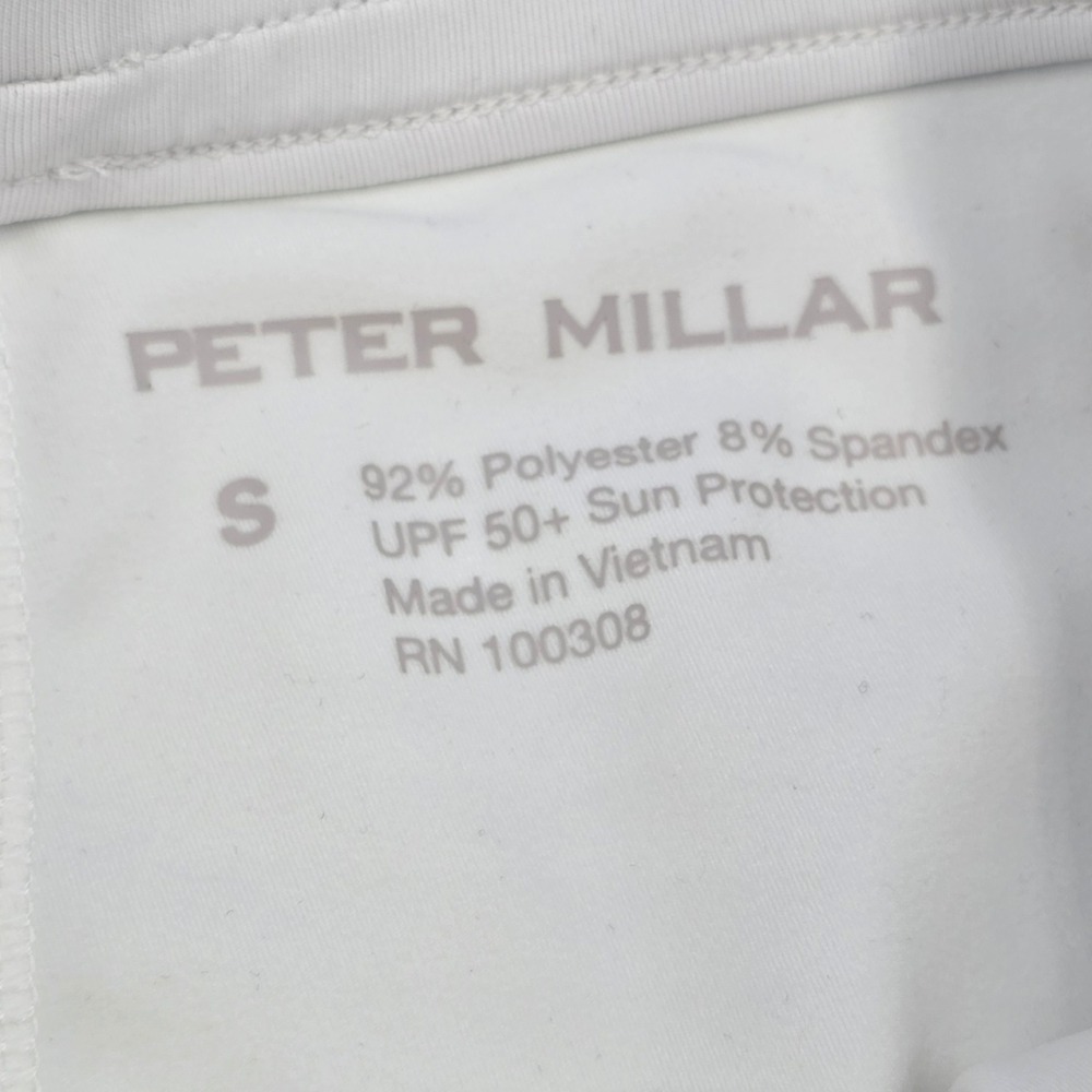 Peter Millar White Blue Trim Performance Golf Tennis Skort Small UPF 50+ - Picture 2 of 7